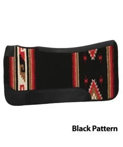 Weaver Leather Contoured Pad - Black, Felt 3 Weaver Leather Contoured Pad - Black, Felt