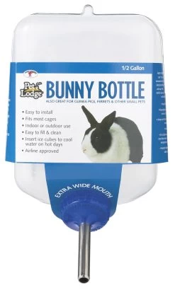 Pet Lodge Plastic Bunny Bottle - 64 Oz