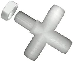 Green Leaf Nozzle Body Cross - 3/8 In