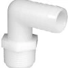 Green Leaf Elbow 3/4 Inch Male NPT X 3/4 Inch Hose Barb -Garden And Farm Shop 023537020006 1