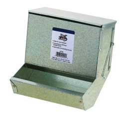 Pet Lodge Metal Small Animal Feeder With Lid