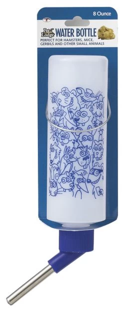 Little Giant Pet Lodge Opaque Plastic Water Bottle - 8 Oz