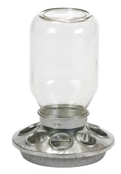 Little Giant Mason Jar Baby Chick Feeder - 1 Quart