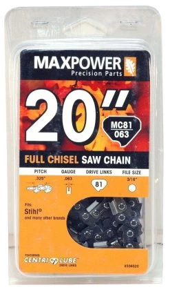 Trilink Full Chisel Chainsaw Chain L81 - 20"