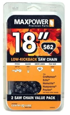 Trilink 2 Pack 18 In Chainsaw Chain S62