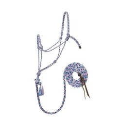 Weaver Leather Silvertip No. 95 Halter With 10' Lead -Garden And Farm Shop 35 9515 t27 1