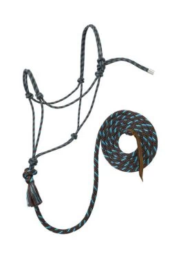 Weaver Leather Silvertip No. 95 Halter With 10' Lead -Garden And Farm Shop 35 9515 w30 1