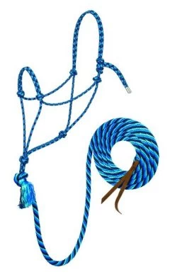 Weaver Leather Silvertip No. 95 Halter With 10' Lead -Garden And Farm Shop 35 9515 w33 1