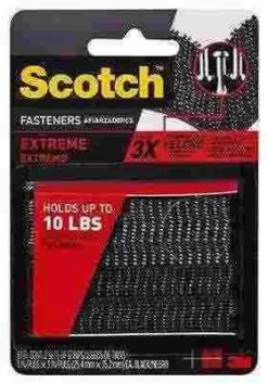 3M Scotch Recloseable Strip - Black