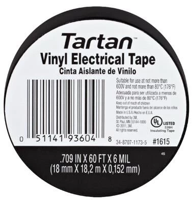3M Tartan Electrical Tape Vinyl 3 3M Tartan Electrical Tape Vinyl