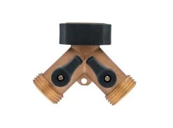 Orbit Hose Y Brass With Shut-Off