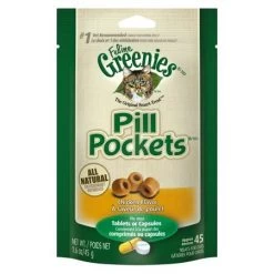Greenies Chicken Pill Pocket Cat Treat – 1.6 Oz