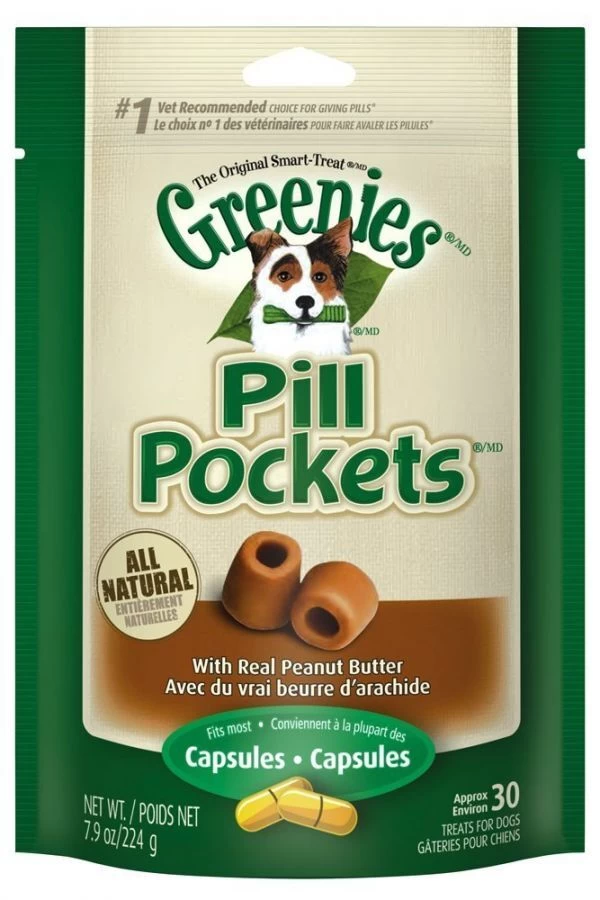 Greenies Pill Pockets Dog Peanut Butter 3.2 Ounce 3 Greenies Pill Pockets Dog Peanut Butter 3.2 Ounce