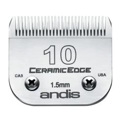 Andis Detachable Blade Ceramicedge, Size 10 - Chrome Finish