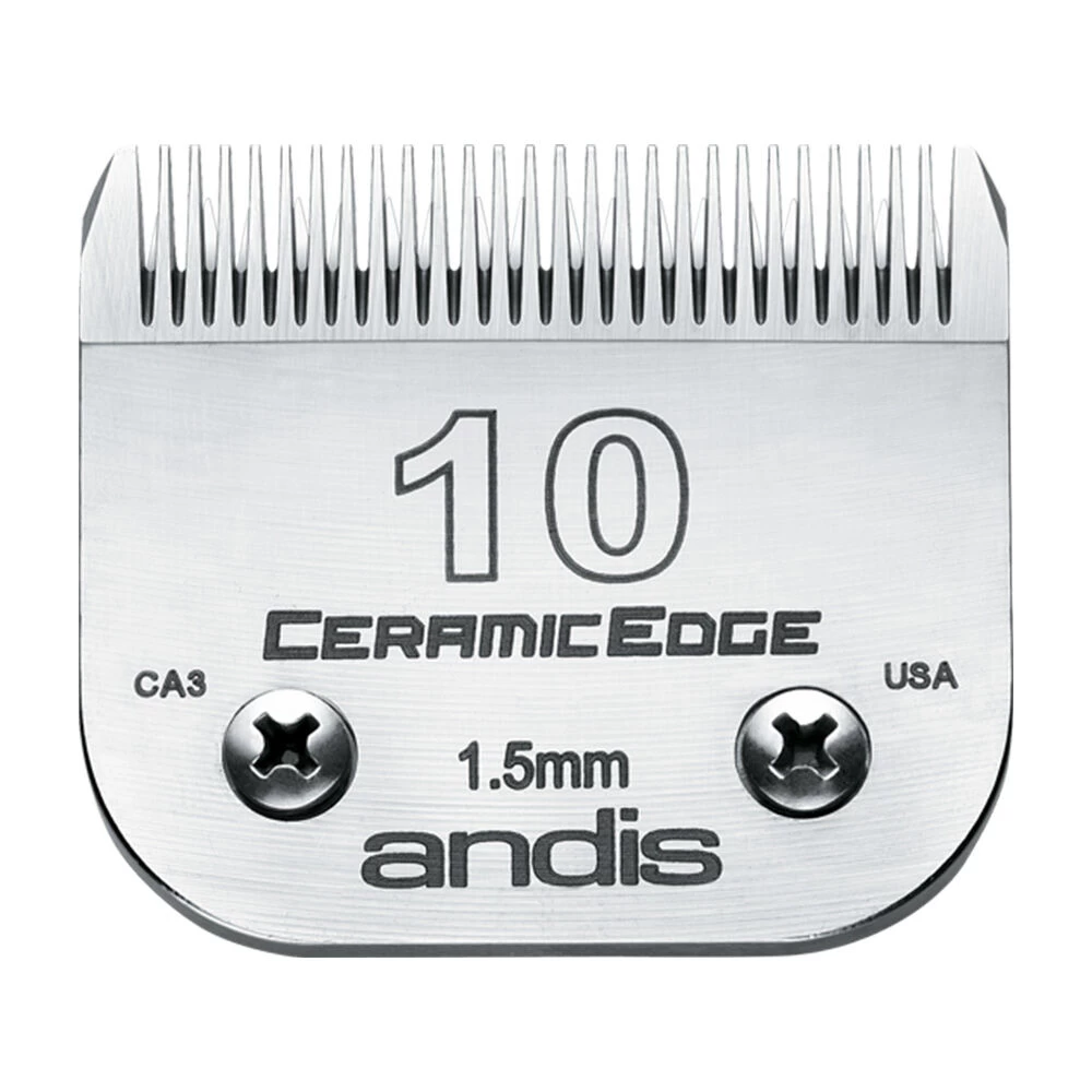 Andis Detachable Blade Ceramicedge, Size 10 - Chrome Finish 3 Andis Detachable Blade Ceramicedge, Size 10 - Chrome Finish