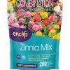 Encap Zinnia Wildflowers Mix Covers 200 Sq. Ft. - 2 Lb -Garden And Farm Shop 681636108065 1