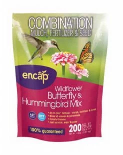Encap Butterfly & Hummingbird Flower Mulch Seed - 2 Lb