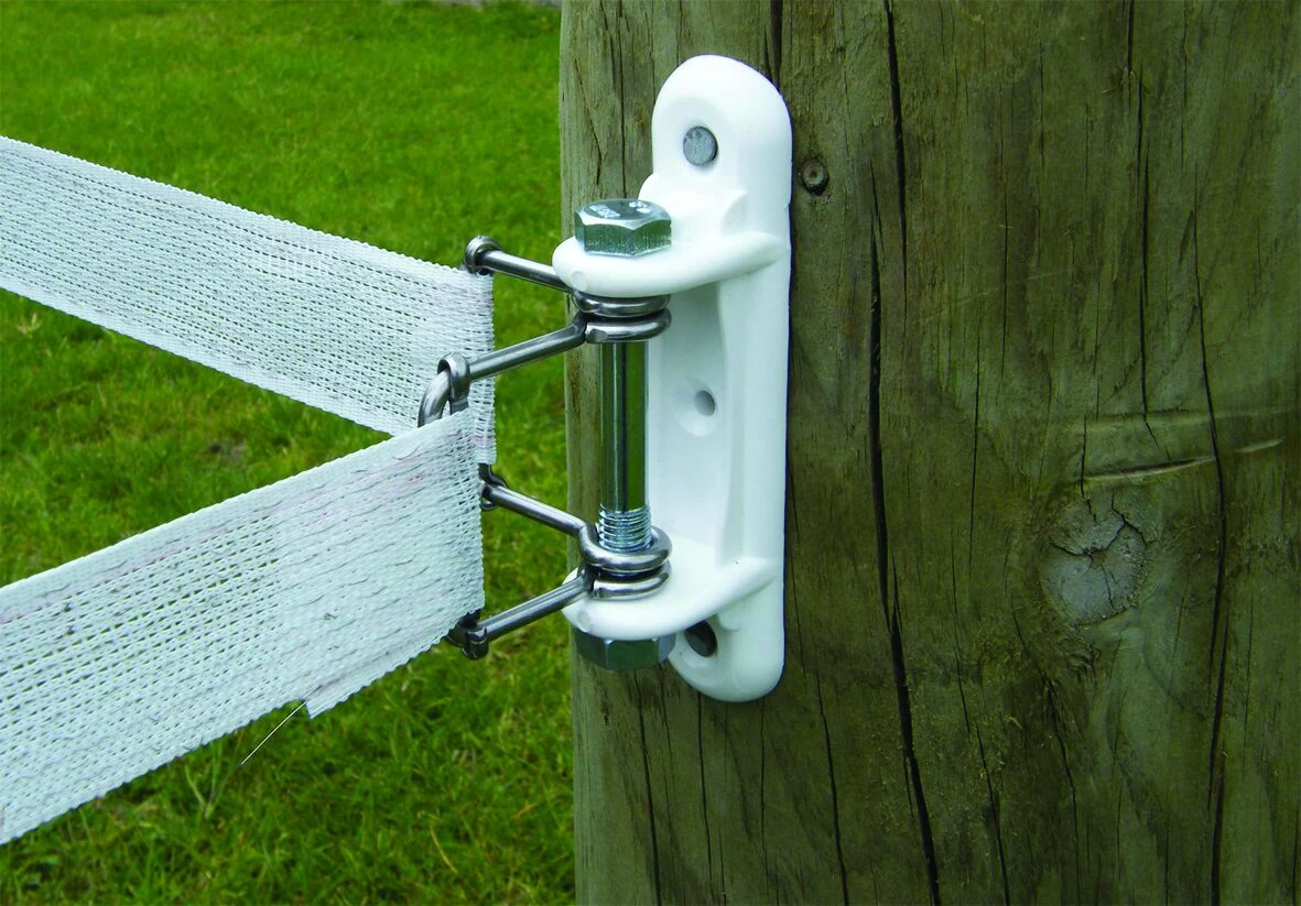 Patriot Tru Test White Wide Tape Connector/ End Strainer Insulator 5 Patriot Tru Test White Wide Tape Connector/ End Strainer Insulator - Image 3