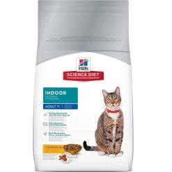 Hill's Hill’s Science Diet Indoor Adult Cat 7+ Chicken Recipe – 15.5 Lb