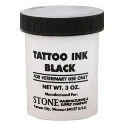 Stone Black Tattoo Ink - 3 Oz