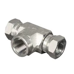 Apache 3/8'' Female Pipe X 3/8'' Female Pipe Swivel X 3/8'' Female Pipe Swivel T Fitting