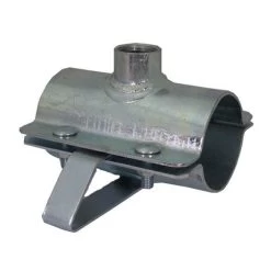 B.A. Fischer Center Riser Saddle Handline Fitting - Gray, 4 In