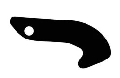 B.A. Fischer Rain For Rent Handline Hook - Black