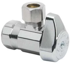 Brass Craft Angle Stop Valve - Chrome, 1/2 In|1/4 In