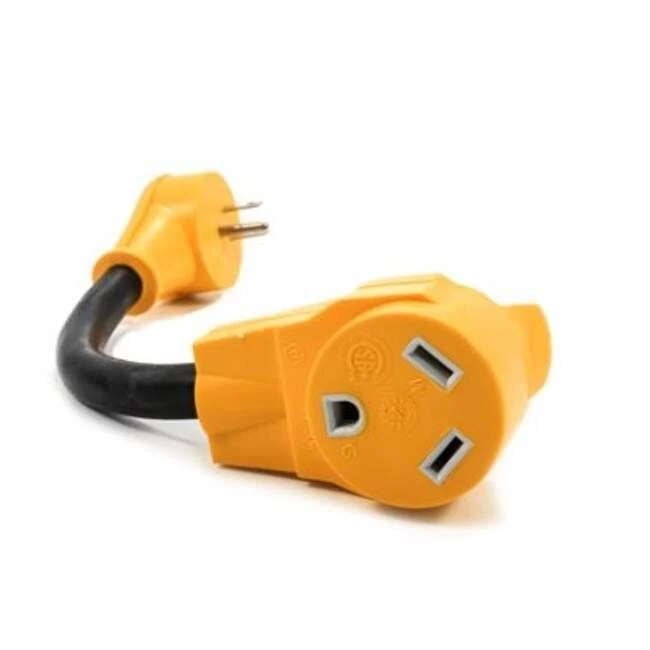 Camco 15Am / 30Af Power Grip 12 In Dogbone Electrical Adapter - 125V / 1875W 4 Camco 15Am / 30Af Power Grip 12 In Dogbone Electrical Adapter - 125V / 1875W - Image 2