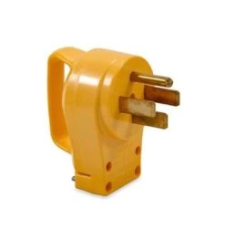 Camco 50Amp Power Grip Replacement - Male Plug 125-250V / 12500W Clam Ccsaus