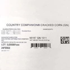 Nutrena Country Companion Cracked Corn - 50 Lb -Garden And Farm Shop country companion cracked corn 50 5i8a2192 03