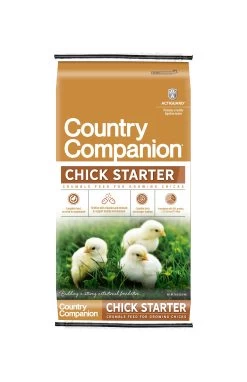 Country Companion Medicated Chick Starter Crumble - 50 Lb