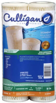 Culligan 2 Pack Sediment Paper Water Filter Cartridges