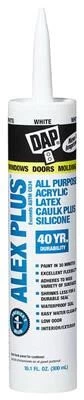 DAP Alex Life Caulk - White, 10.1 Oz