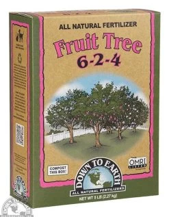 Down To Earth Fruit Tree 6-2-4 Fertilizer - 5 Lb