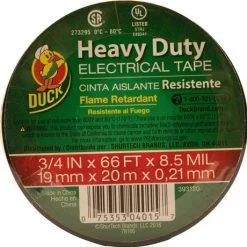 Duck 3/4 In X 66 Ft Premium Vinyl Cold Weather Electrical Tape - Black