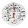 EZ Read 8 In Dial Thermo Hygrometer - White