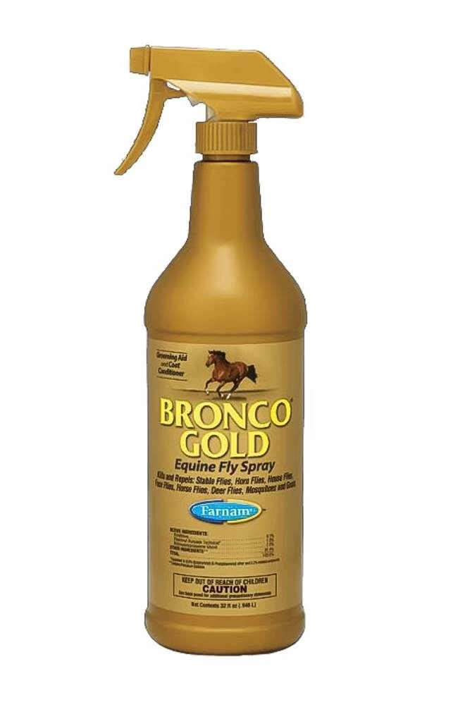 Farnam 32-Oz Bronco Gold Equine Fly Spray 3 Farnam 32-Oz Bronco Gold Equine Fly Spray