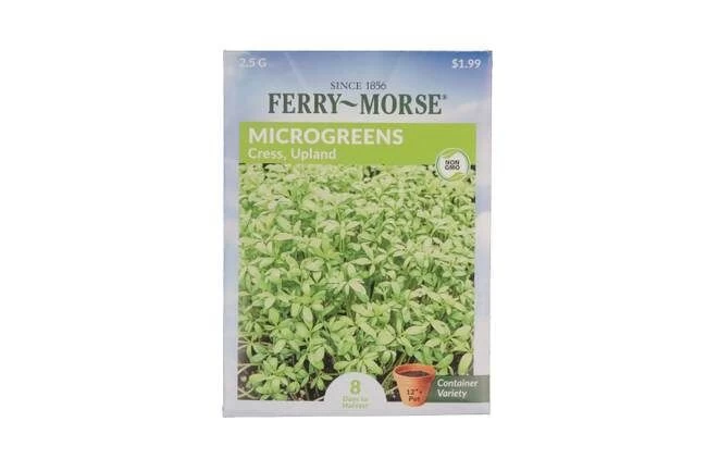 Ferry-Morse Microgreens, Upland Cress Seed Packet 3 Ferry-Morse Microgreens, Upland Cress Seed Packet