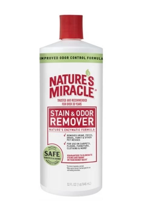 Nature's Miracle Stain & Odor Remover Bio-Enzymatic Formula - 32 Oz