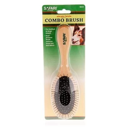 Safari Wire Bristle Combo Brush - Large 3 Safari Wire Bristle Combo Brush - Large