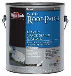 Black Jack 390 Elastic Roof Patch - White, 3.6 Qt