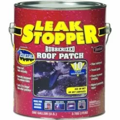 Leak Stopper Rubberized Roof Patch - 3.6 Qt