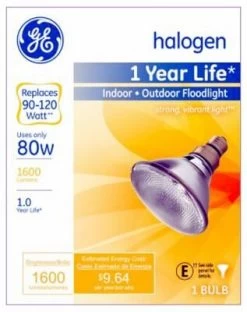 GE Halogen Ge 80W Flood Blub