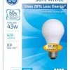 GE Halogen 4 Pack 43W Soft White Bulb