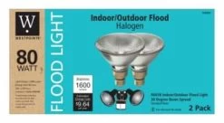 GE Halogen 2 Pack 80W Par 38 Standard Flood Bulb