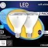 GE Led 2 Pack 10W Soft White Food Bulb