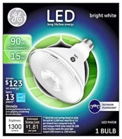GE Led 15W Bright White Flood Light Bulb