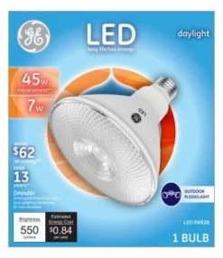 GE Led 7W Daylight Flood Light Bulb
