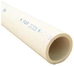Genova PVC Dwv Pipe Schedule 40 - White, 2 Ft, 1 1/4 In